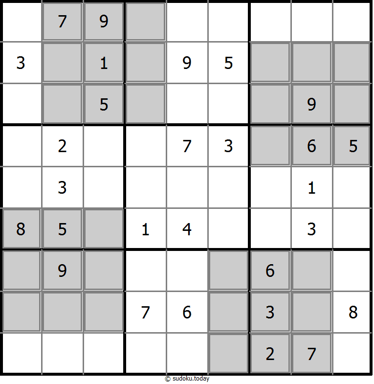 Extra Regions Sudoku 14. November 2025