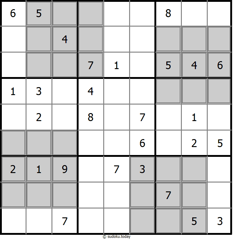 Zusatzbereich-Sudoku