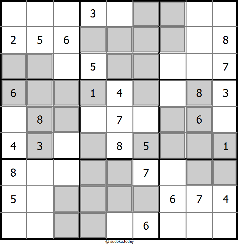 Extra Regions Sudoku 15. November 2025