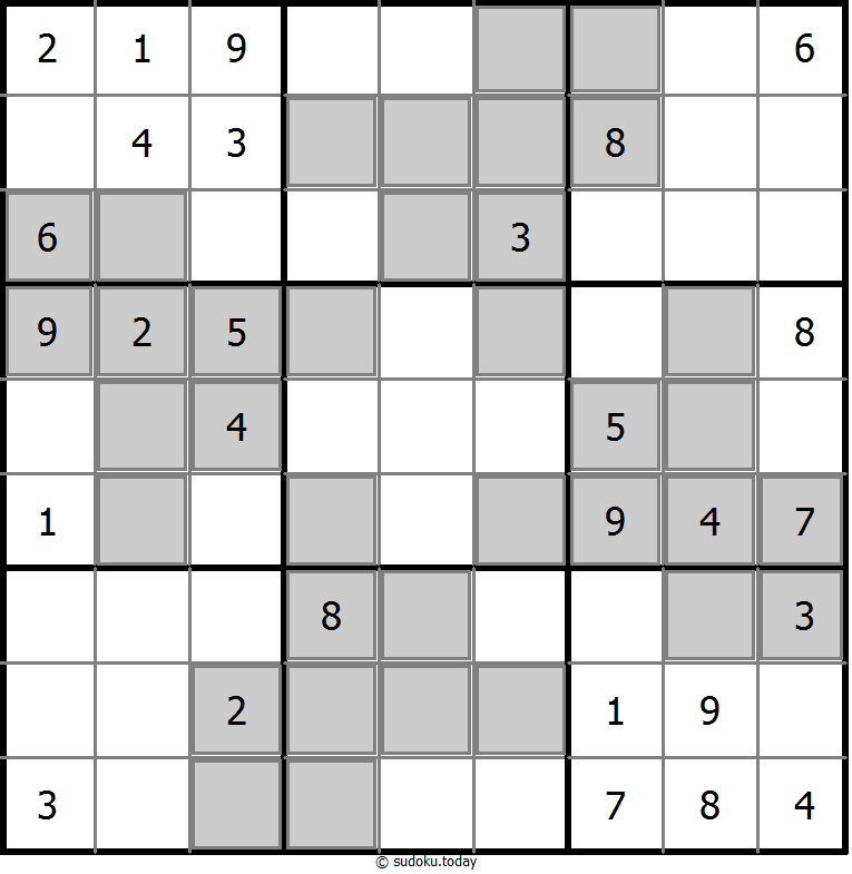 Zusatzbereich-Sudoku