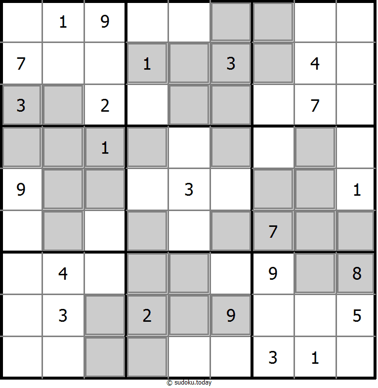 Extra Regions Sudoku 08. November 2025