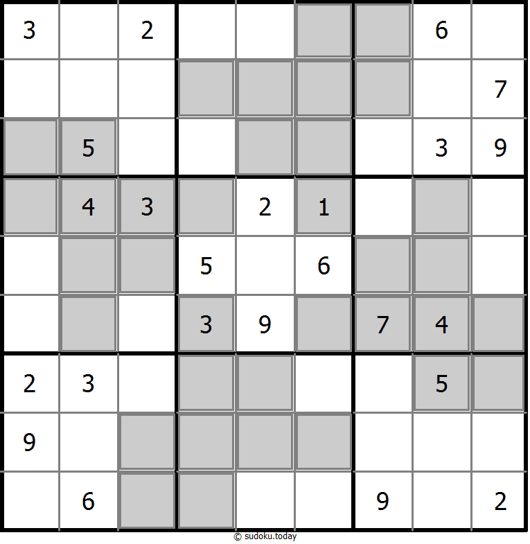 Extra Regions Sudoku 21. November 2025
