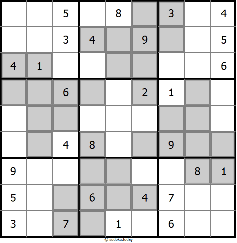 Extra Regions Sudoku 30. Oktober 2025