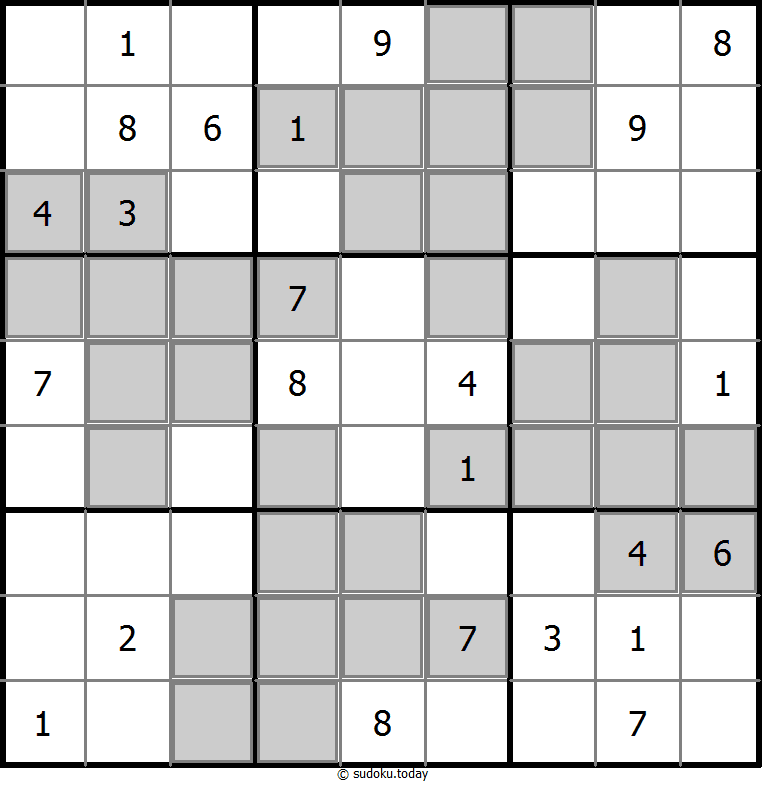 Zusatzbereich-Sudoku