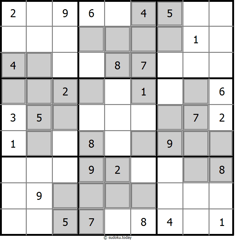 Zusatzbereich-Sudoku