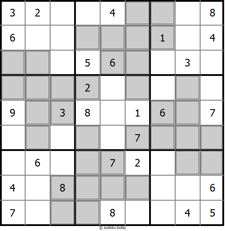 Zusatzbereich-Sudoku