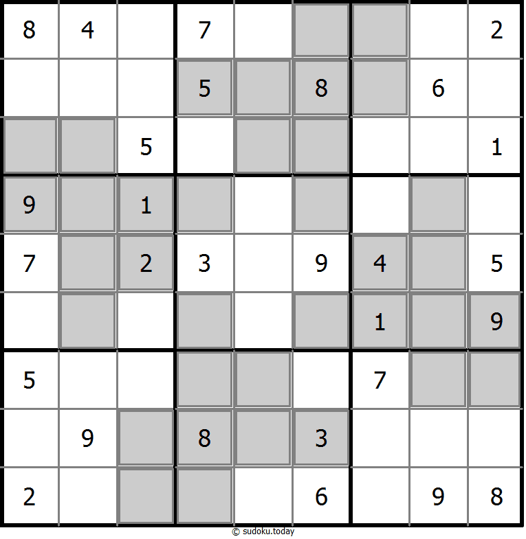 Zusatzbereich-Sudoku
