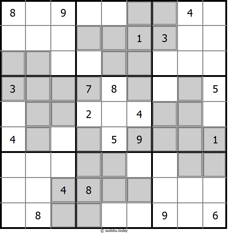 Extra Regions Sudoku 09. Dezember 2025