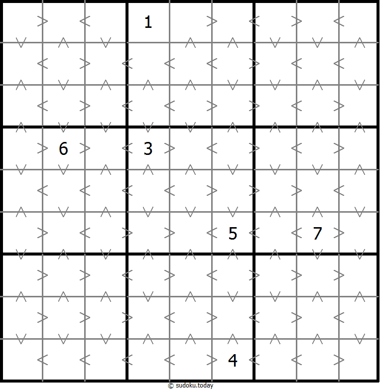 Greater-Than-Sudoku