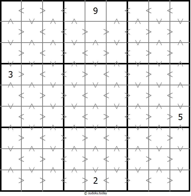 Greater-Than-Sudoku