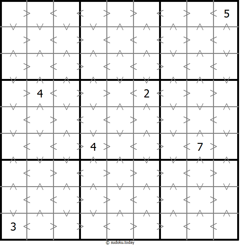 Greater-Than-Sudoku