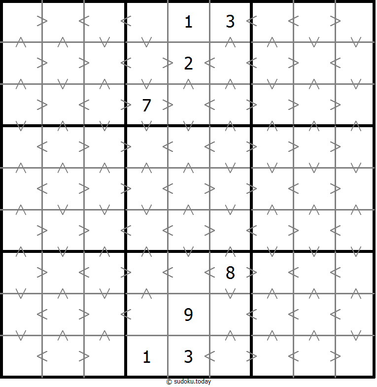 Greater-Than-Sudoku