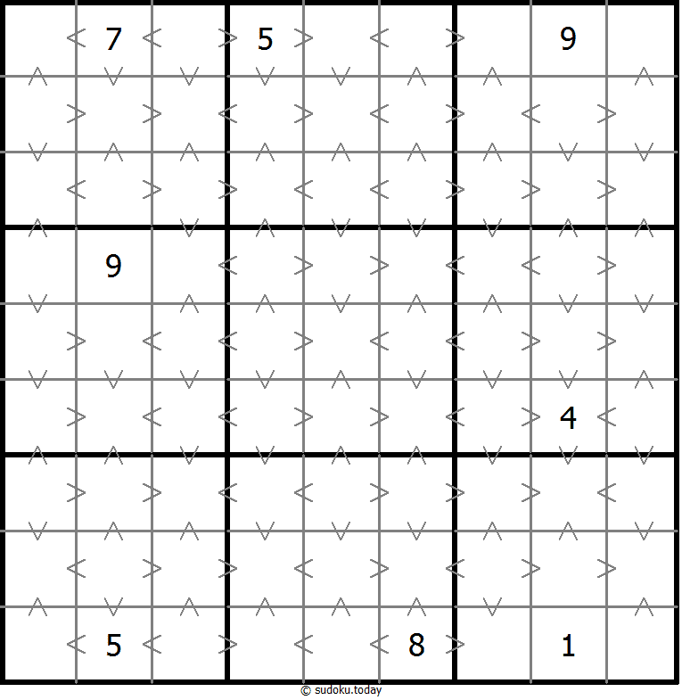 Greater-Than-Sudoku