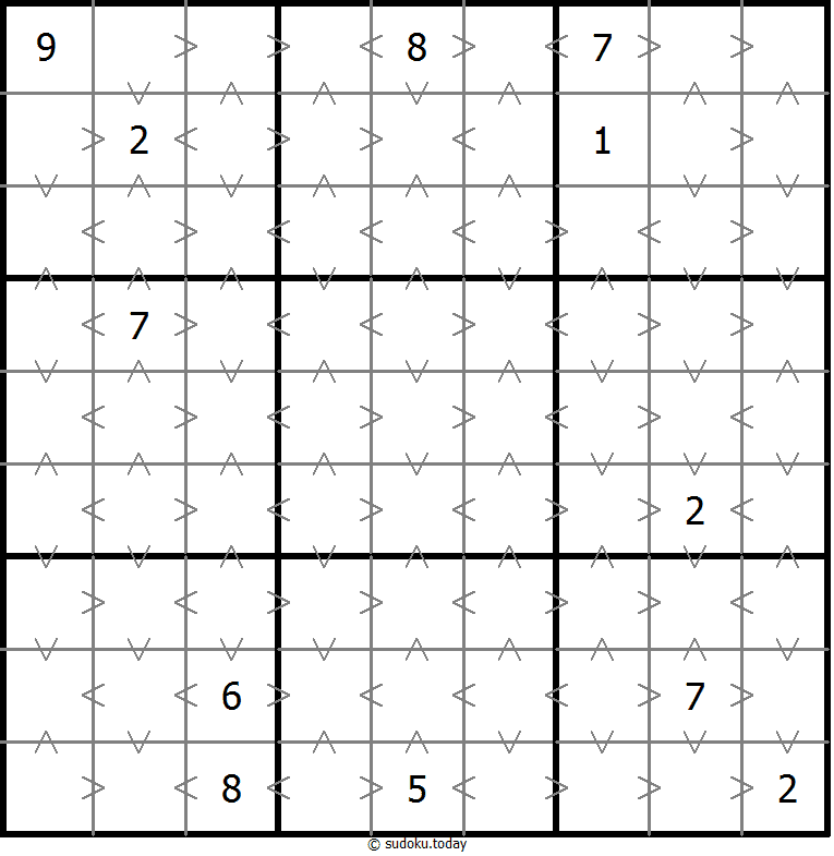 Greater-Than-Sudoku