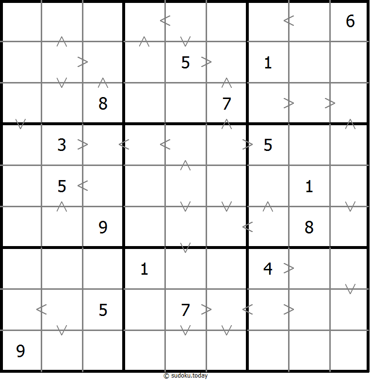 Greater-Than-Sudoku