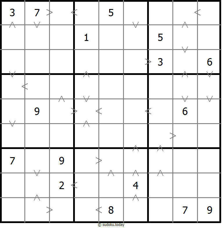Greater-Than-Sudoku