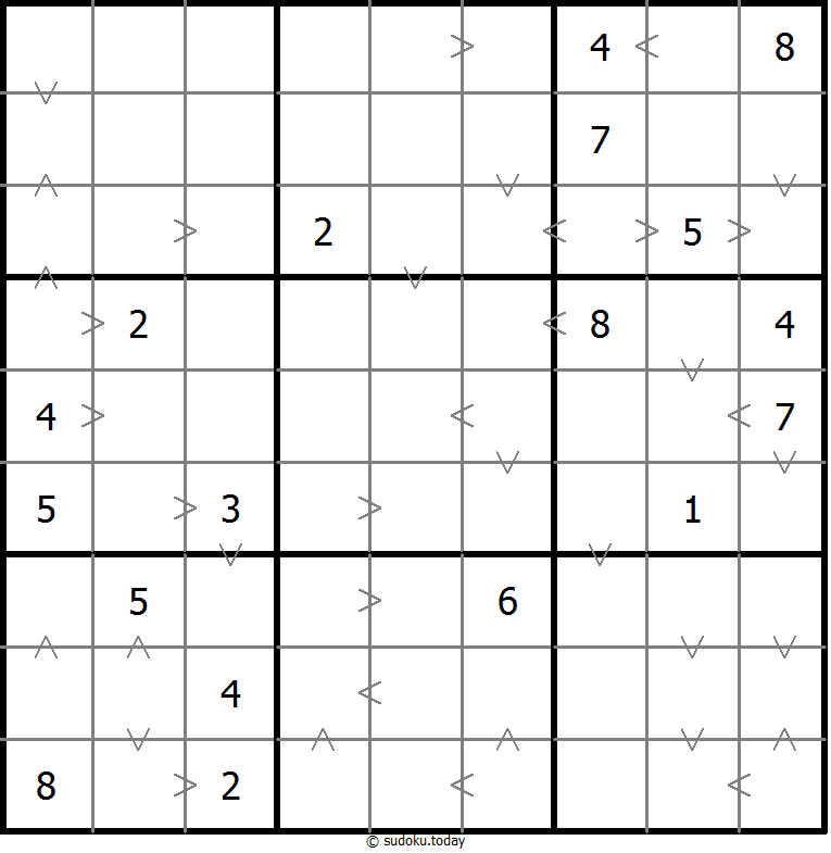 Greater-Than-Sudoku