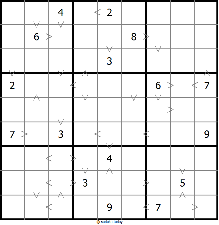 Greater-Than-Sudoku