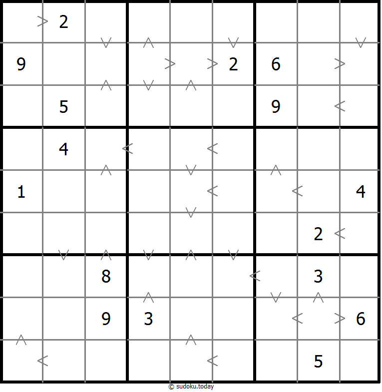 Greater-Than-Sudoku