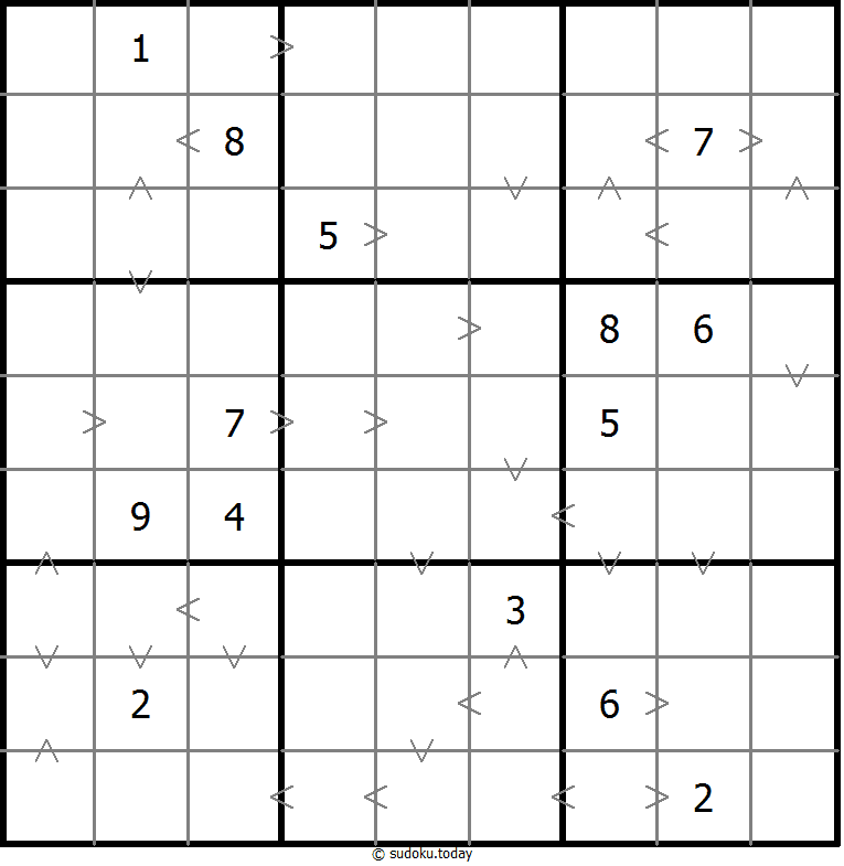 Greater-Than-Sudoku