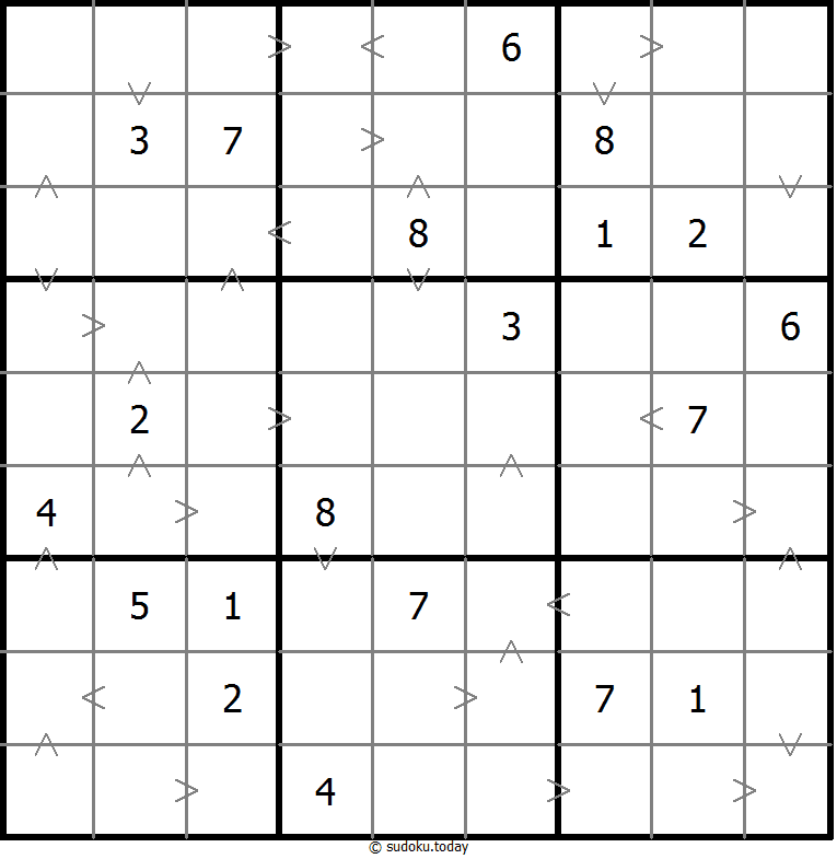 Greater-Than-Sudoku