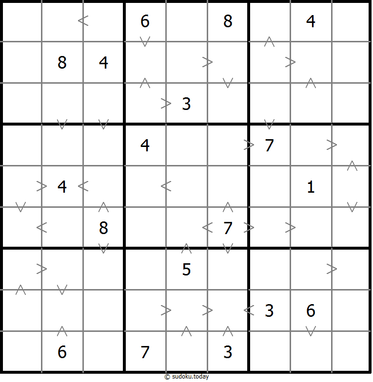 Greater-Than-Sudoku