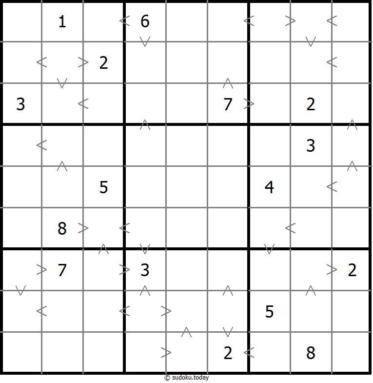 Greater-Than-Sudoku