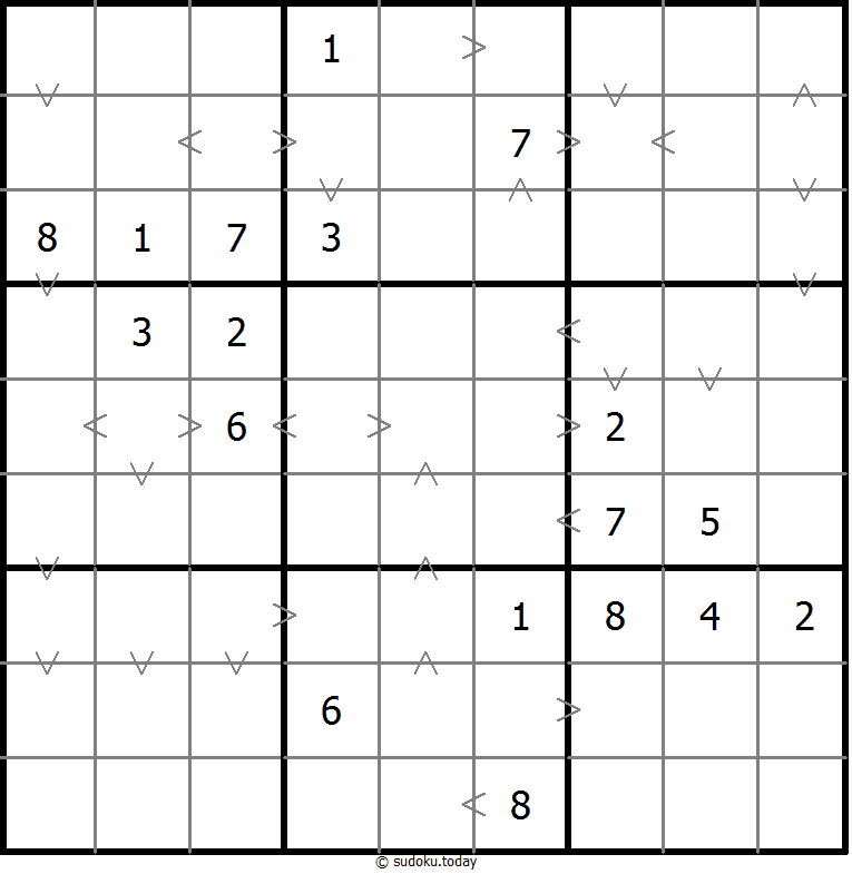 Greater-Than-Sudoku