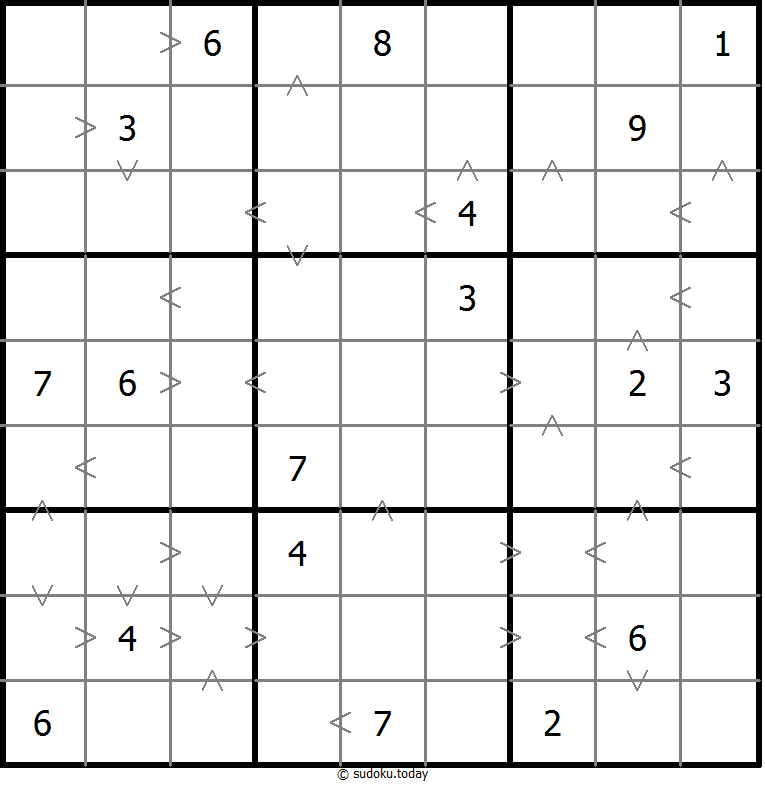 Greater-Than-Sudoku