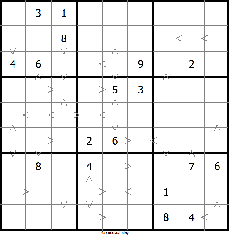 Greater-Than-Sudoku