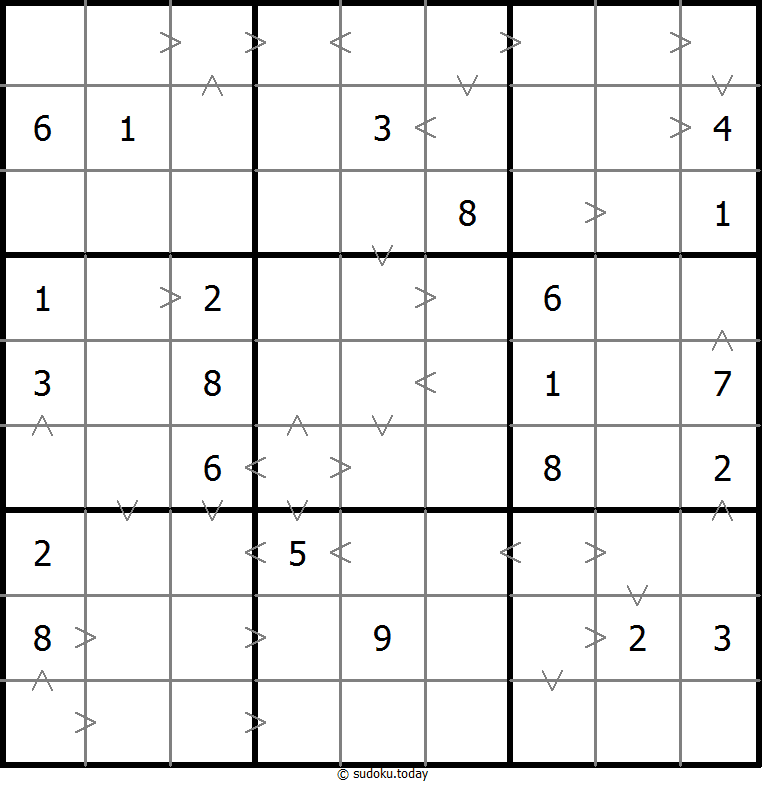 Greater-Than-Sudoku