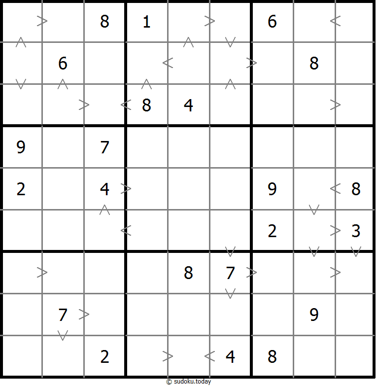 Greater-Than-Sudoku
