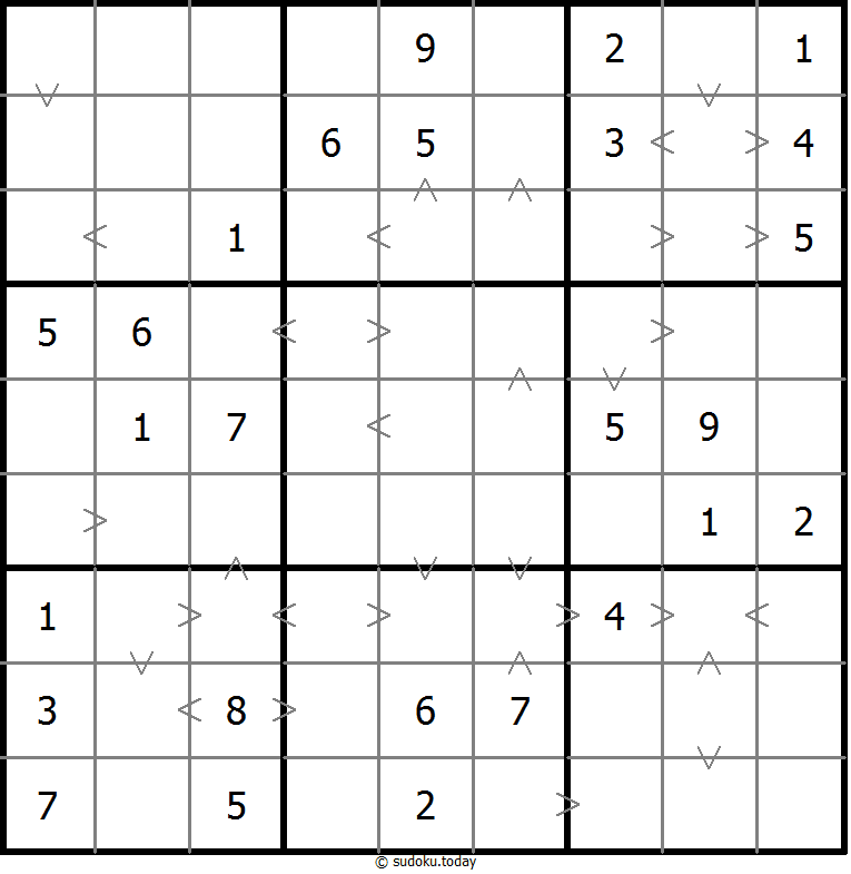 Greater-Than-Sudoku