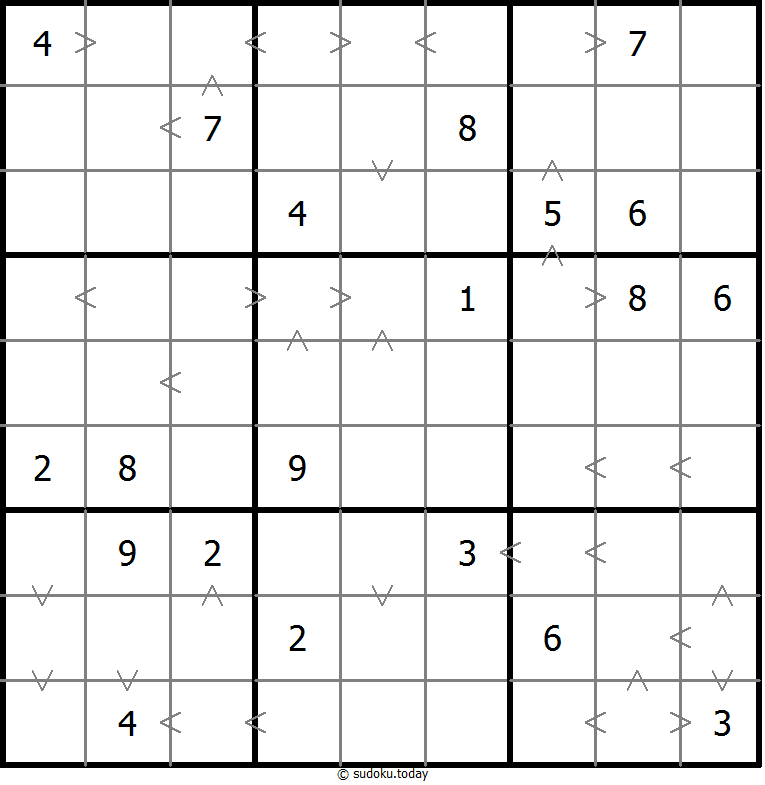 Greater-Than-Sudoku