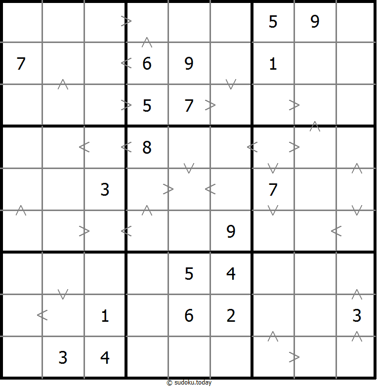 Greater-Than-Sudoku