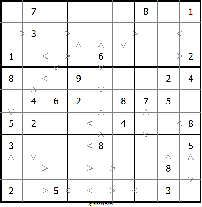 Greater-Than-Sudoku