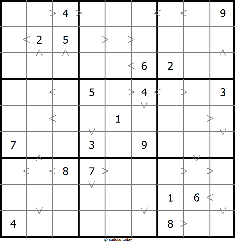Greater-Than-Sudoku