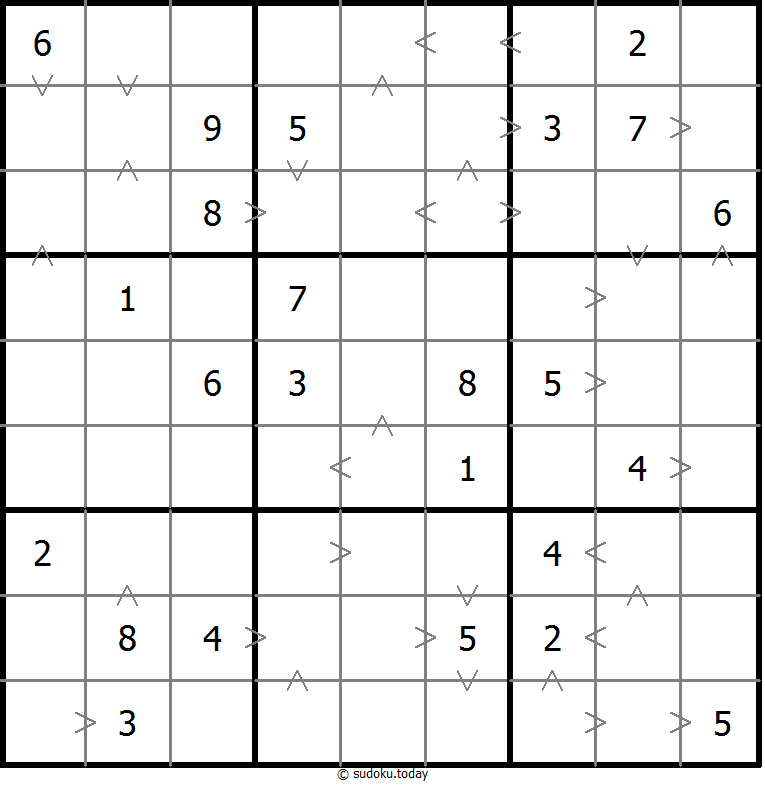 Greater-Than-Sudoku