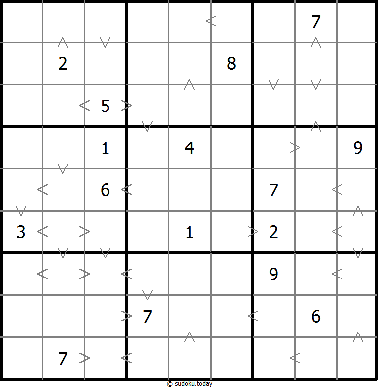Greater-Than-Sudoku