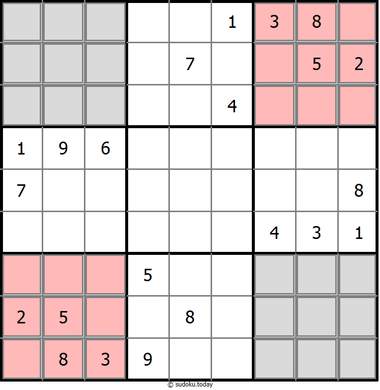 Beispiel für einen Spiegel-Sudoku-Trick
