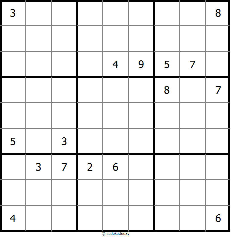 Nicht-kontinuierliches Sudoku