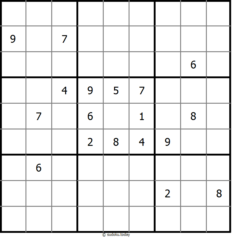 Nicht-kontinuierliches Sudoku
