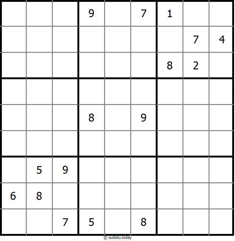 Nicht-kontinuierliches Sudoku