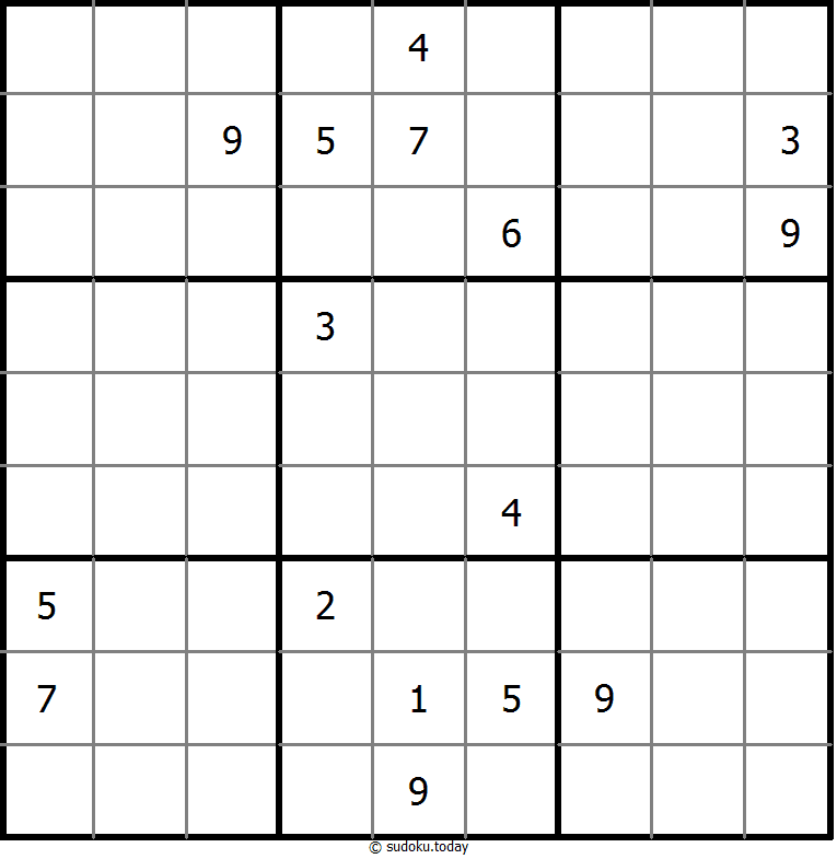 Nicht-kontinuierliches Sudoku