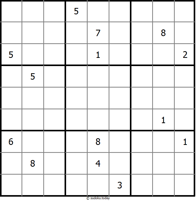 Nicht-kontinuierliches Sudoku