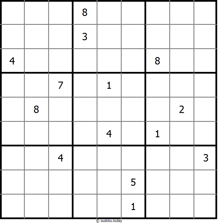 Nicht-kontinuierliches Sudoku