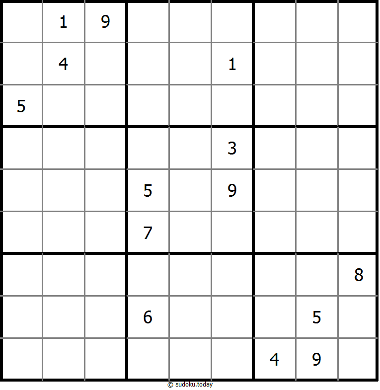 Nicht-kontinuierliches Sudoku
