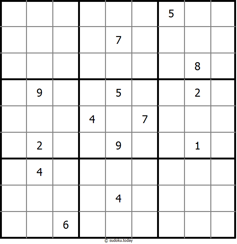 Nicht-kontinuierliches Sudoku