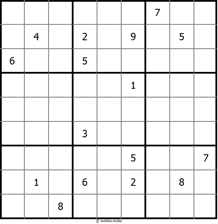 Nicht-kontinuierliches Sudoku