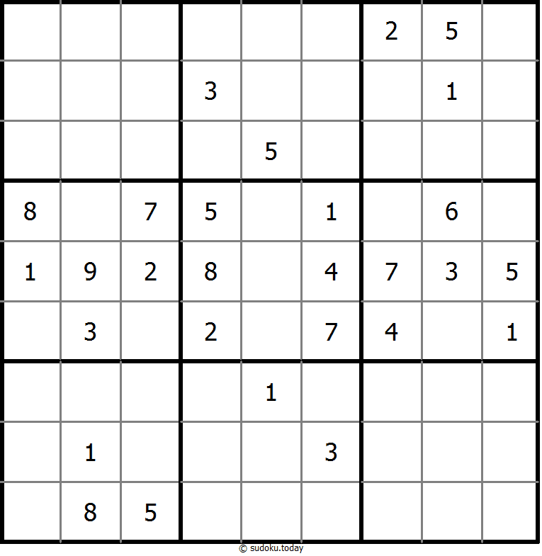 Nicht-kontinuierliches Sudoku